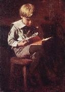 Boy Reading: Ned Anshutz Thomas Pollock Anshutz